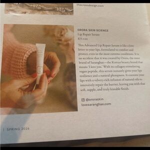 Orora Skin Science Lip Repair Serum - Jilly Box 2026